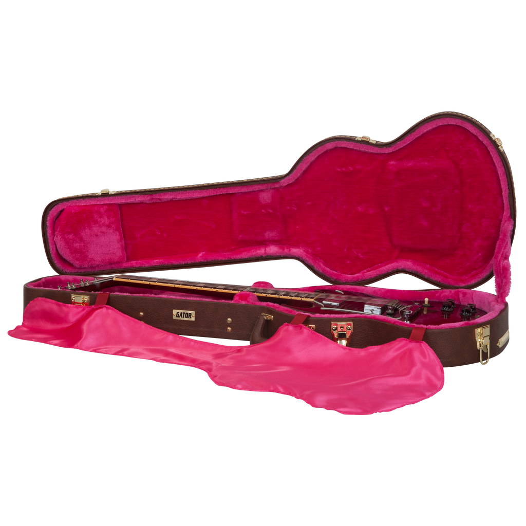 Gibson SG® Guitar Deluxe Wood Case, Brown