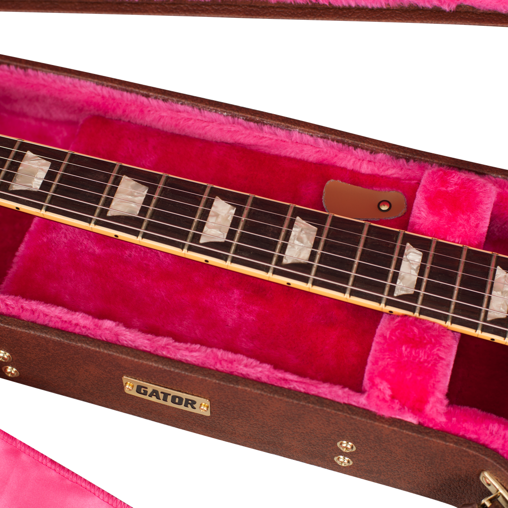 Gibson SG® Guitar Deluxe Wood Case, Brown