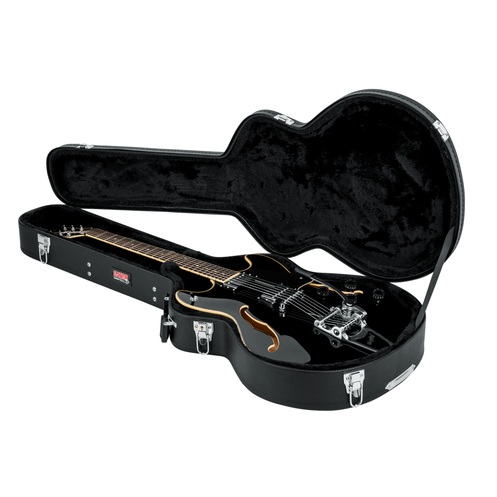 Semi-Hollow Style Guitar Wood Case