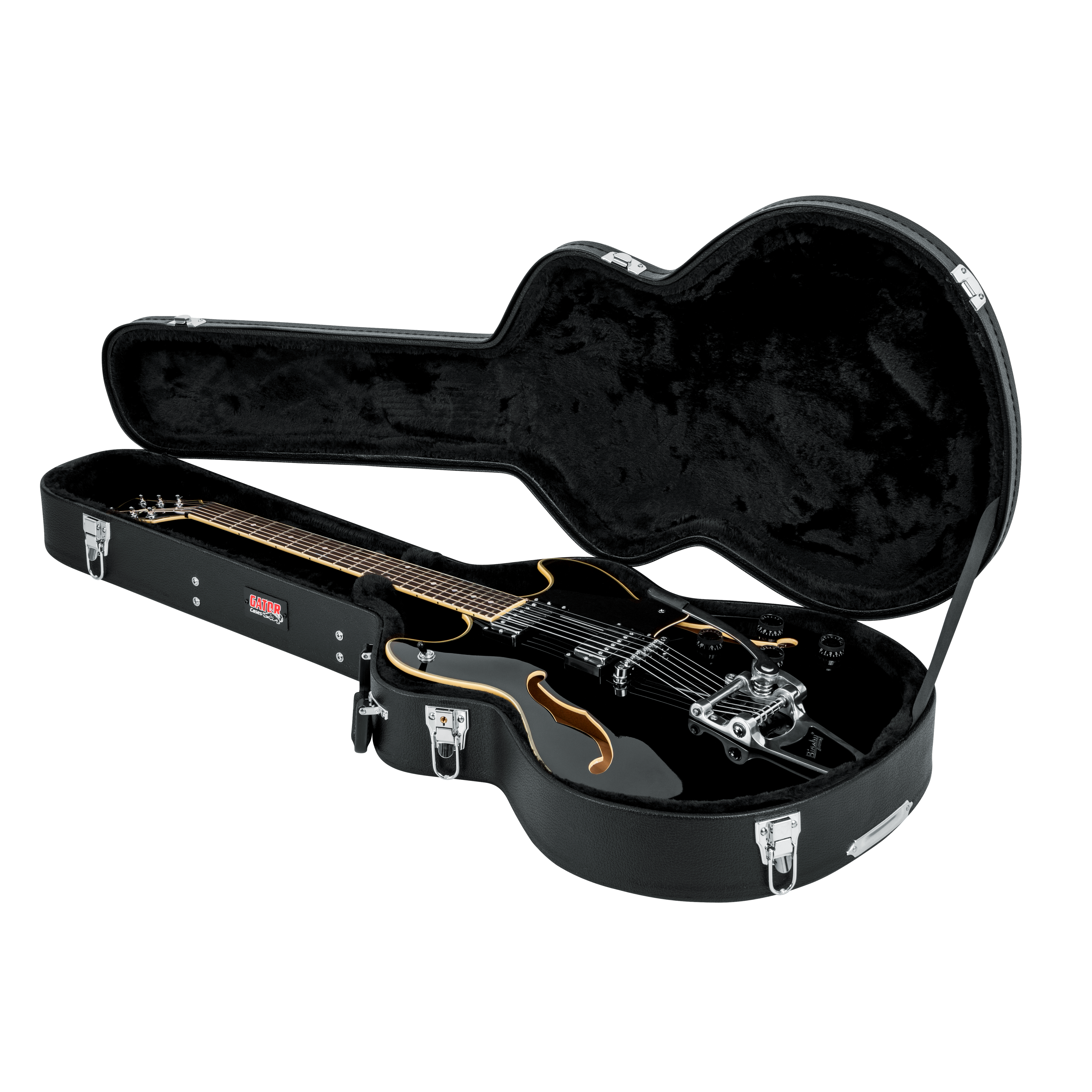 Semi-Hollow Style Guitar Wood Case