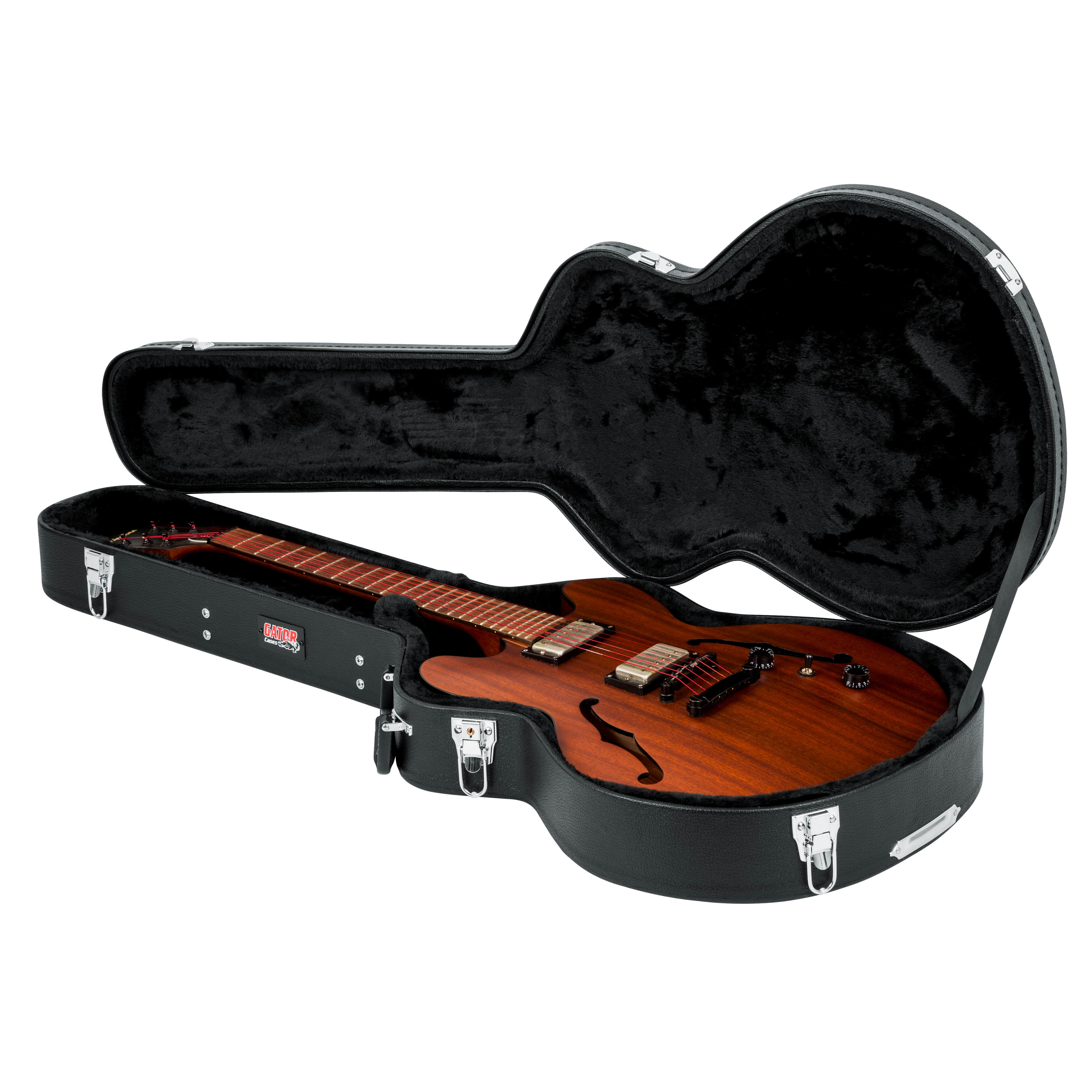 Semi-Hollow Style Guitar Wood Case