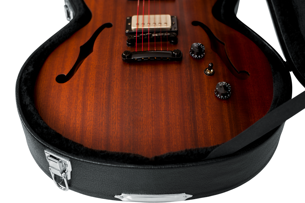 Semi-Hollow Style Guitar Wood Case