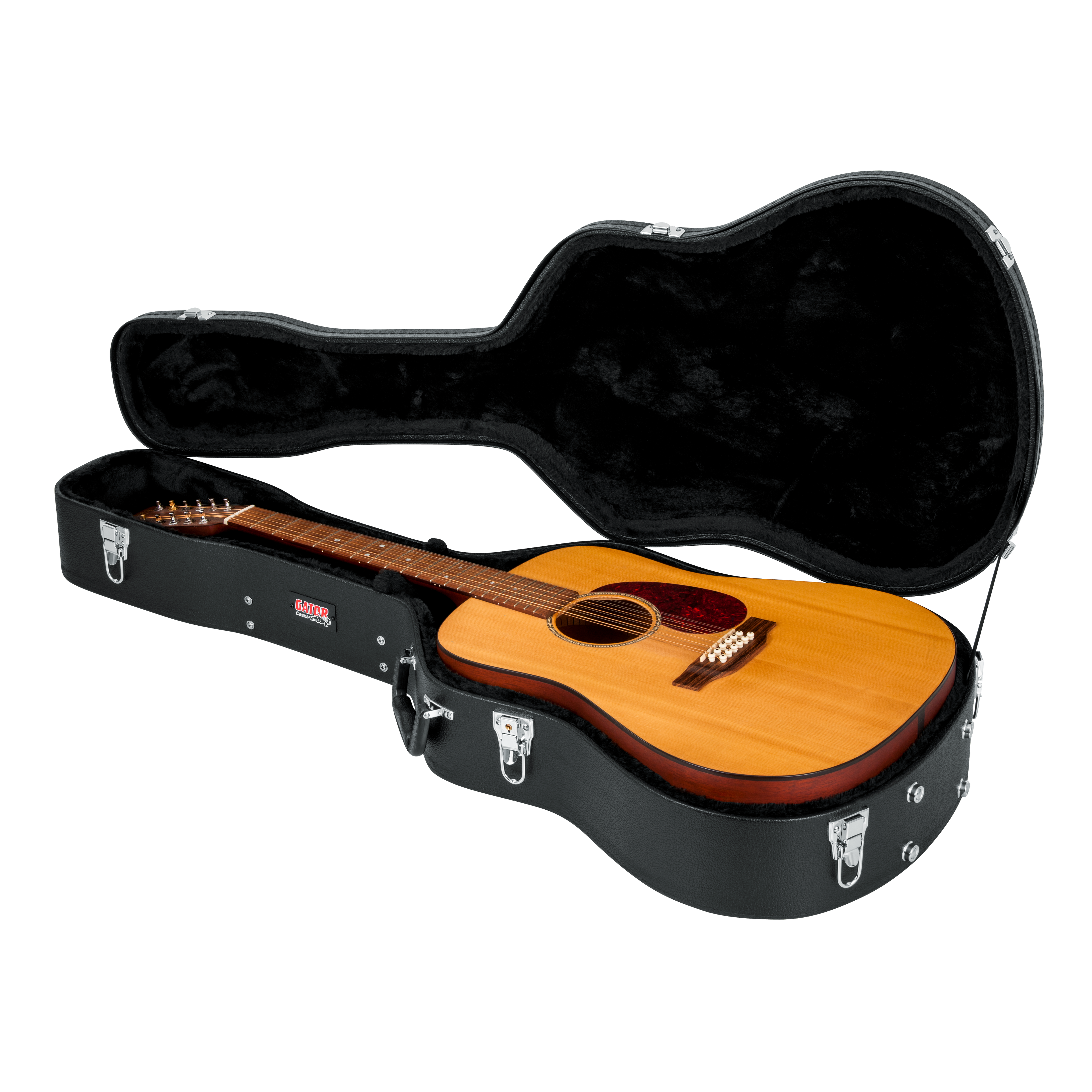 12 String Dreadnought Guitar Wood Case