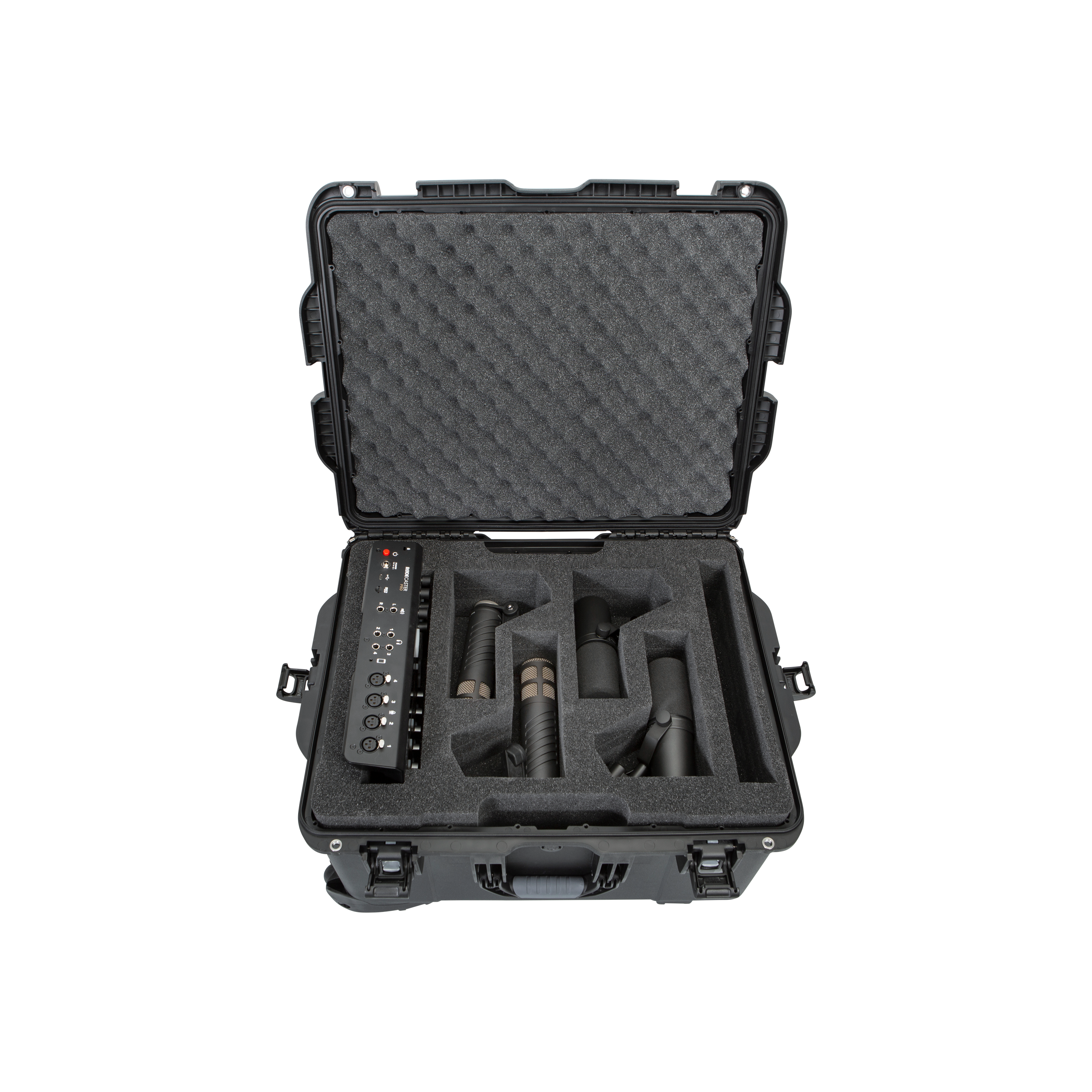 Titan Case For RODEcaster Pro, 4 Mics & 4 Headsets