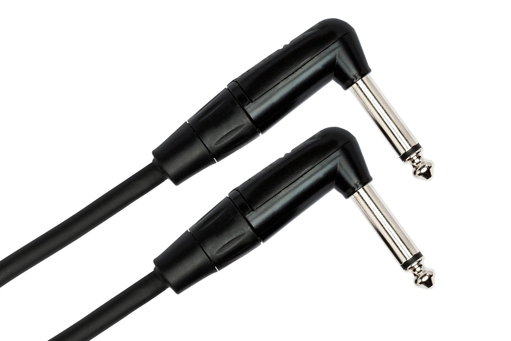 Pro Guitar Patch Cable, REAN Right-angle to Same, 6 in - Angle