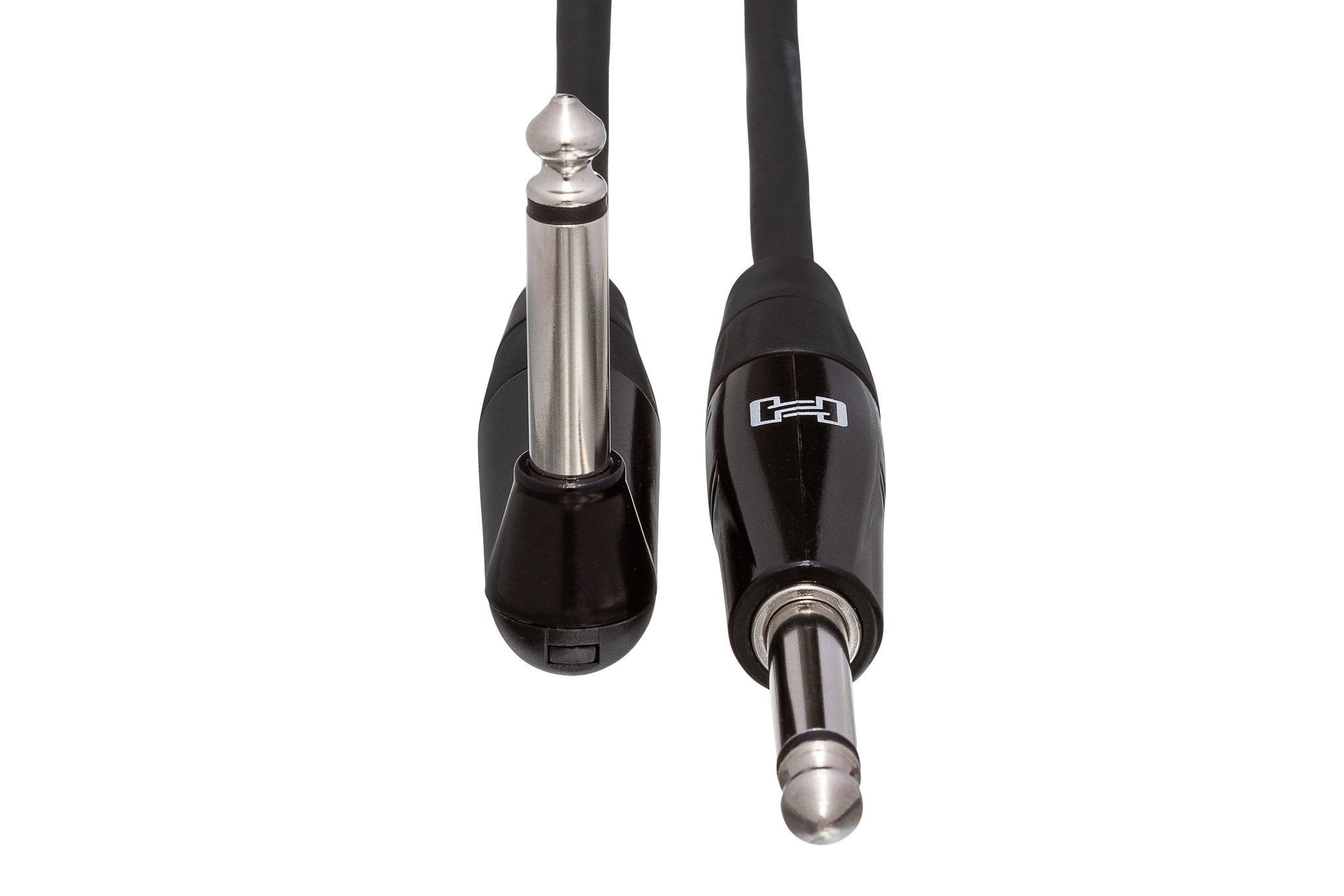 Pro Guitar Cable, REAN Straight to Right-angle - Front