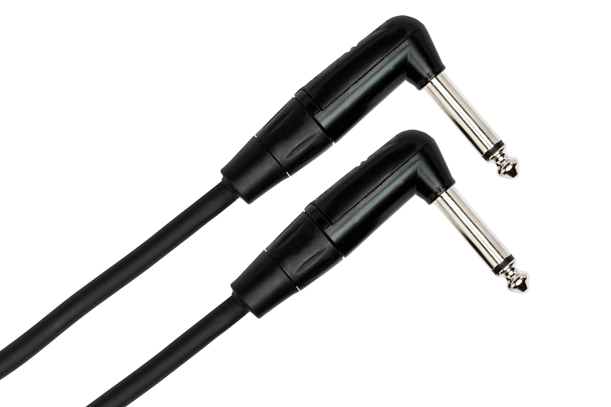 Pro Guitar Patch Cable, REAN Right-angle to Same, 12 in - Angle