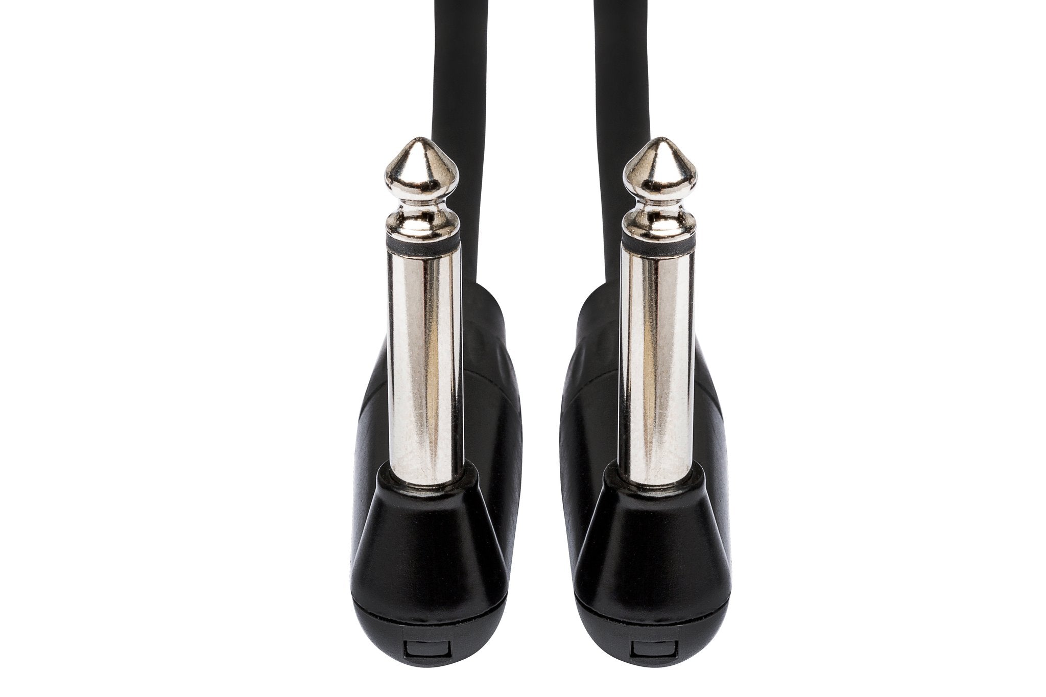 Pro Guitar Patch Cable, REAN Right-angle to Same, 12 in - Front