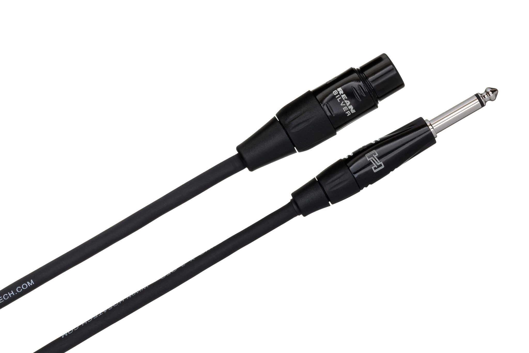 Pro Microphone Cable, REAN XLR3F to 1/4 in TS - Angle