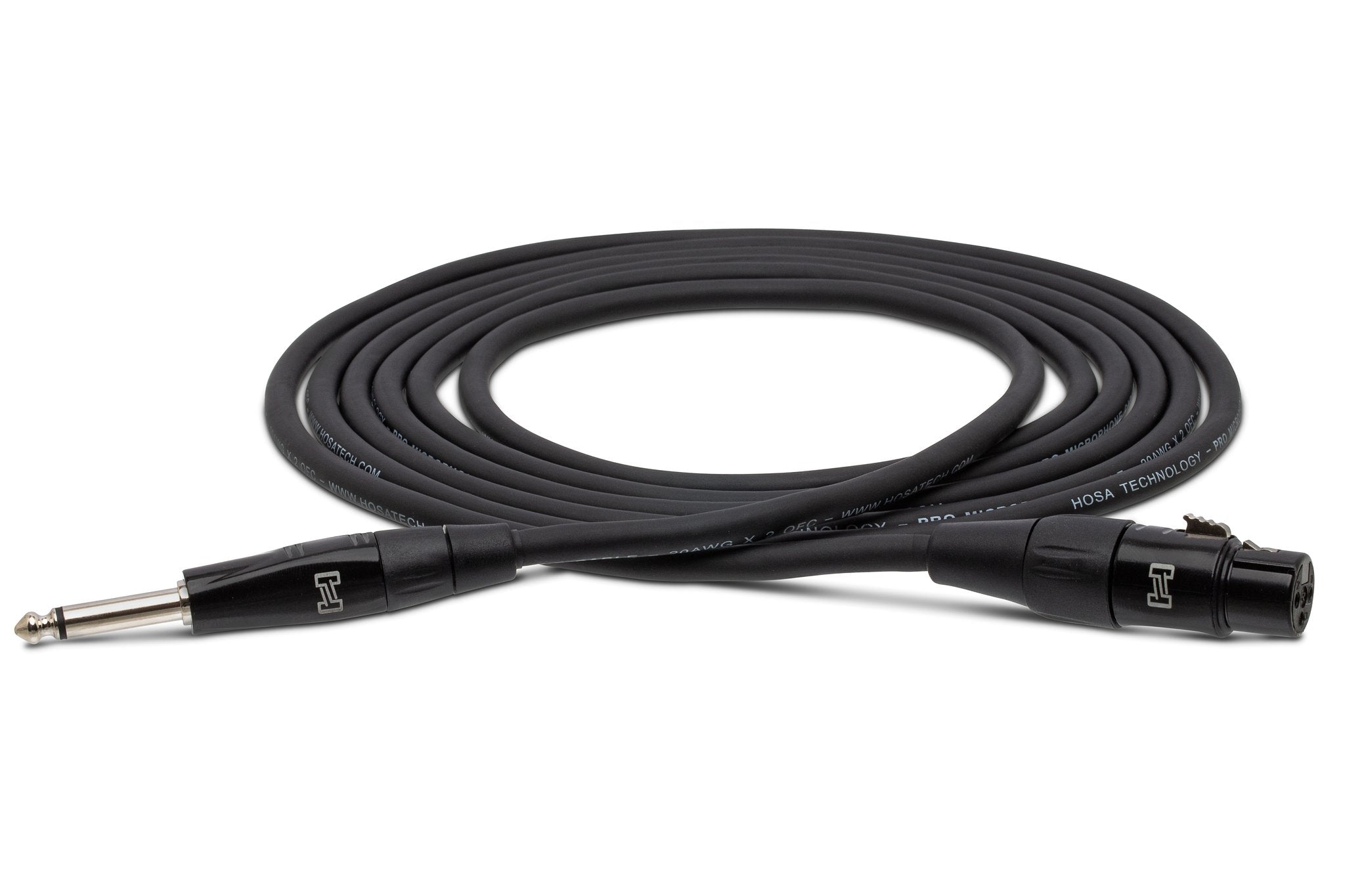 Pro Microphone Cable, REAN XLR3F to 1/4 in TS - Full