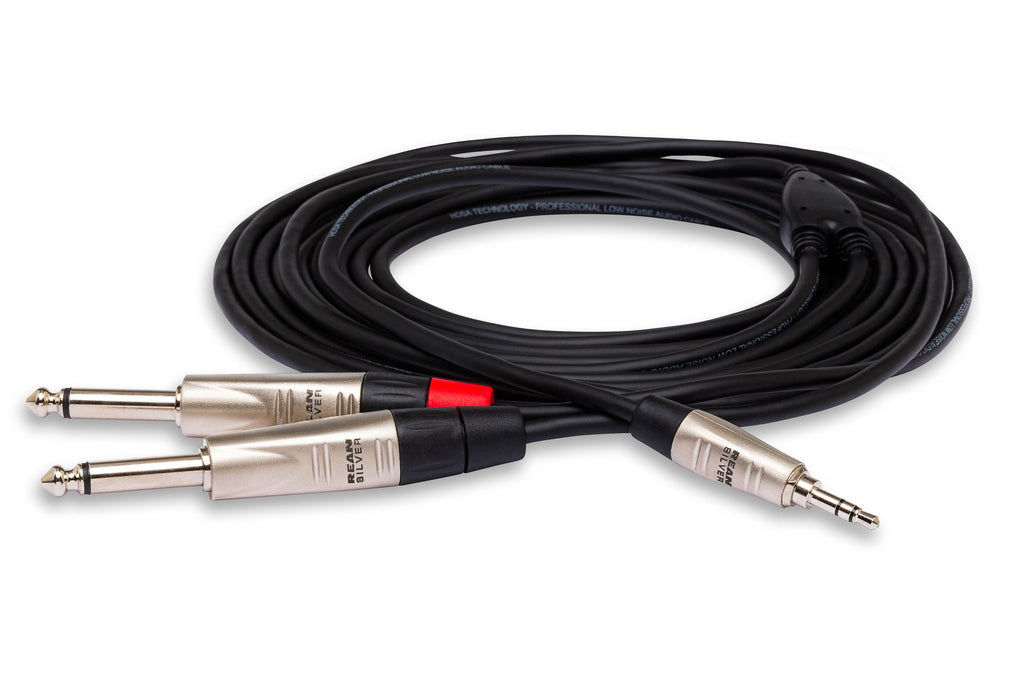 Pro Stereo Breakout, REAN 3.5 mm TRS to Dual 1/4 in TS - Full
