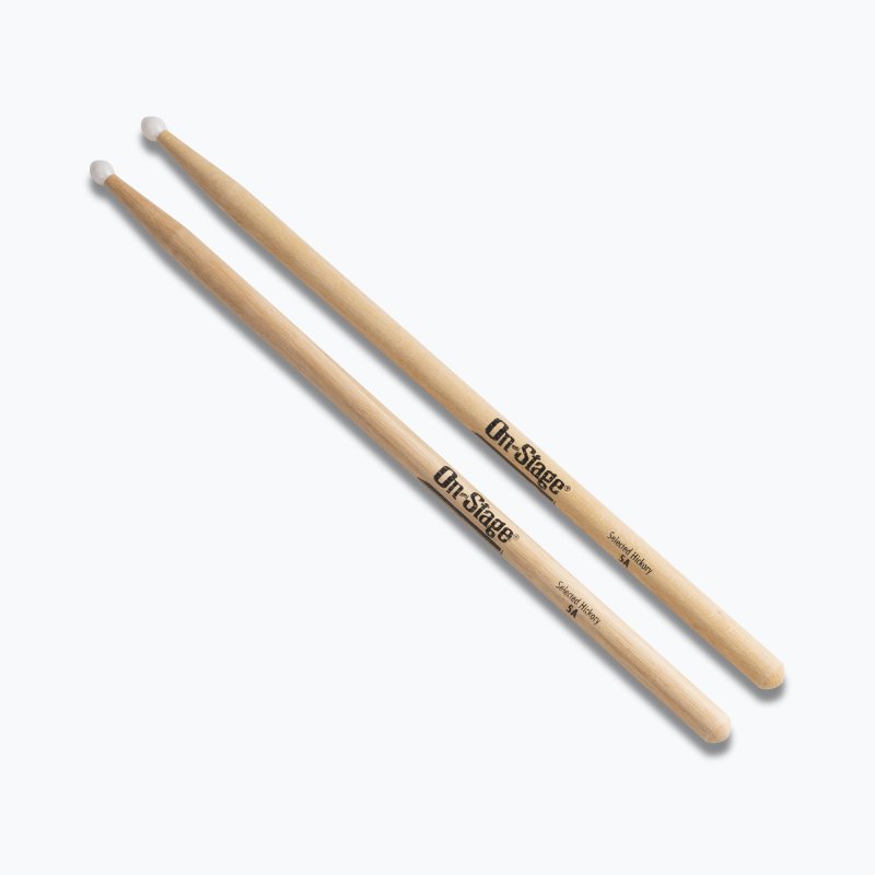 Hickory Drum Sticks (5A, Nylon Tip, 12pr)