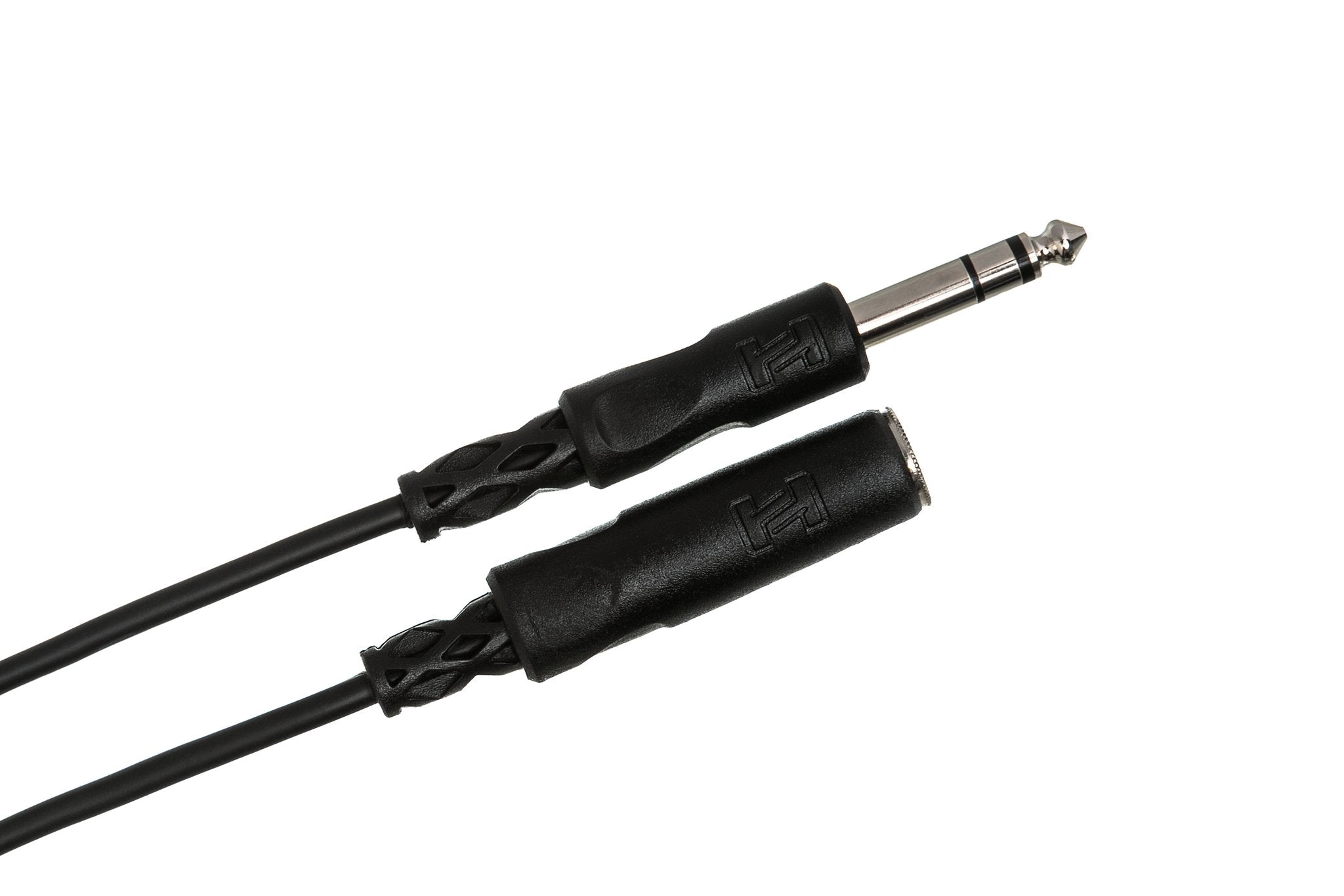 Headphone Extension Cable, 1/4 in TRS to 1/4 in TRS - Angle