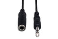 Headphone Extension Cable, 1/4 in TRS to 1/4 in TRS, 25 ft - Front