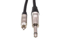 Pro Unbalanced Interconnect, REAN 1/4 in TS to RCA - Front