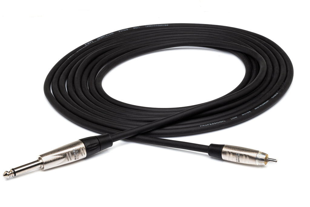 Pro Unbalanced Interconnect, REAN 1/4 in TS to RCA - Full