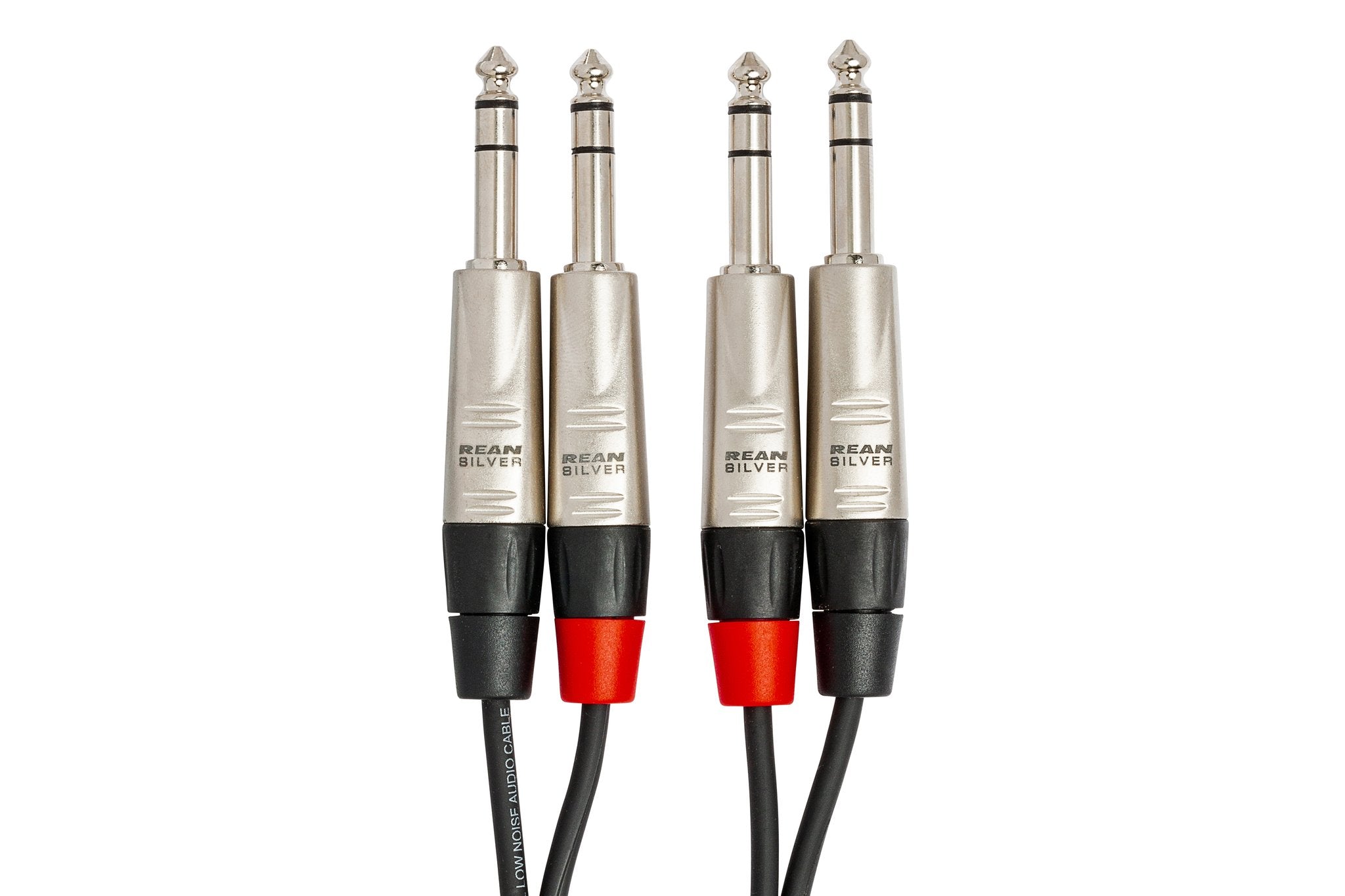 Pro Stereo Interconnect, Dual REAN 1/4 in TRS to Same, 10 ft - Connector