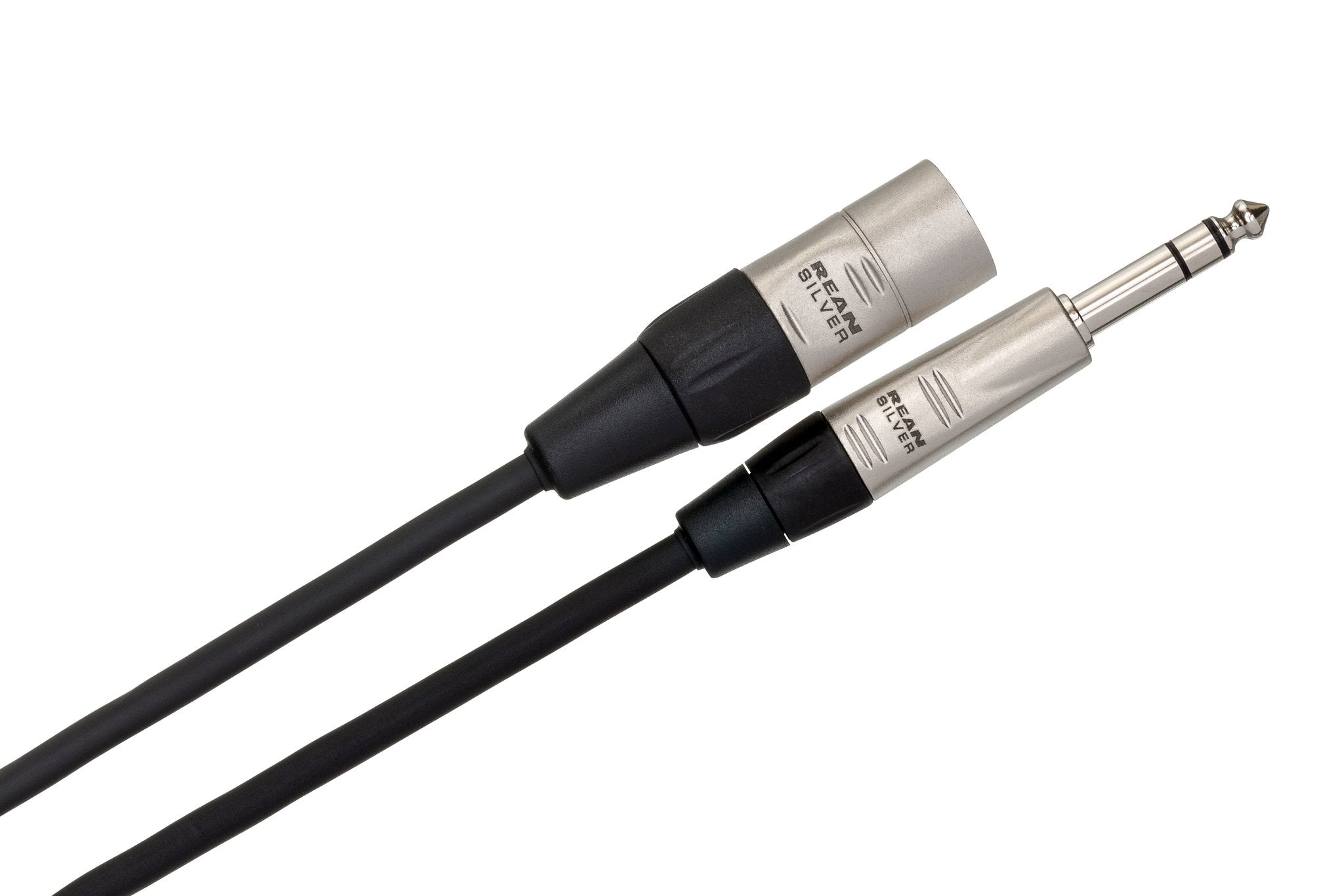 Pro Balanced Interconnect, REAN 1/4 in TRS to XLR3M - Angle