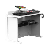 WHITE B3 Quick Folding DJ Controller Turntable CD-J Facade Table Workstation by Humpter