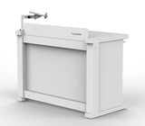 WHITE B3 Quick Folding DJ Controller Turntable CD-J Facade Table Workstation by Humpter