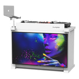 WHITE B3 Quick Folding DJ Controller Turntable CD-J Facade Table Workstation by Humpter