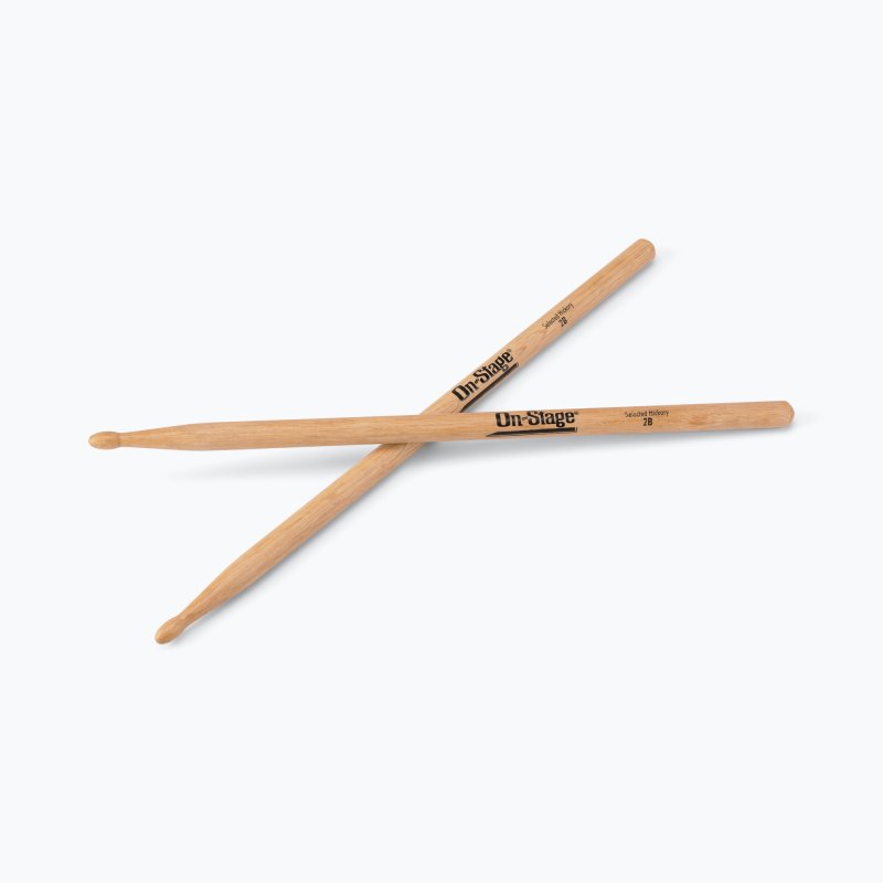 Hickory Drum Sticks (2B, Wood Tip, 12pr)