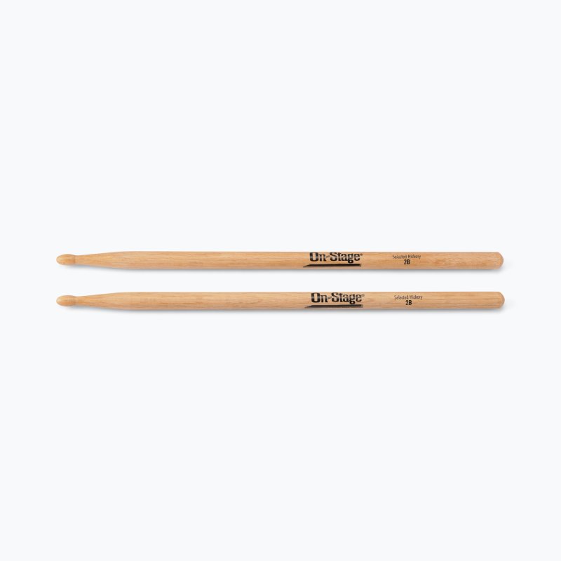 Hickory Drum Sticks (2B, Wood Tip, 12pr)
