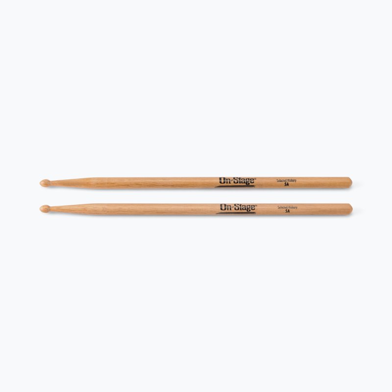 Hickory Drum Sticks (5A, Wood Tip, 12pr)