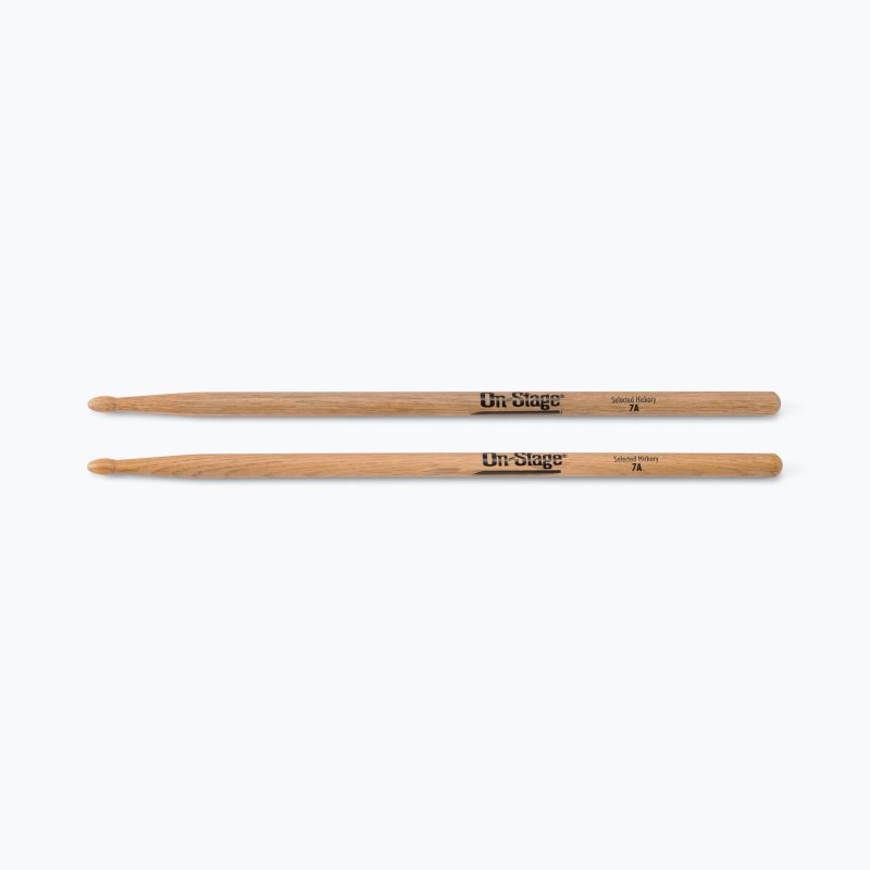 Hickory Drum Sticks (7A, Wood Tip, 12pr)