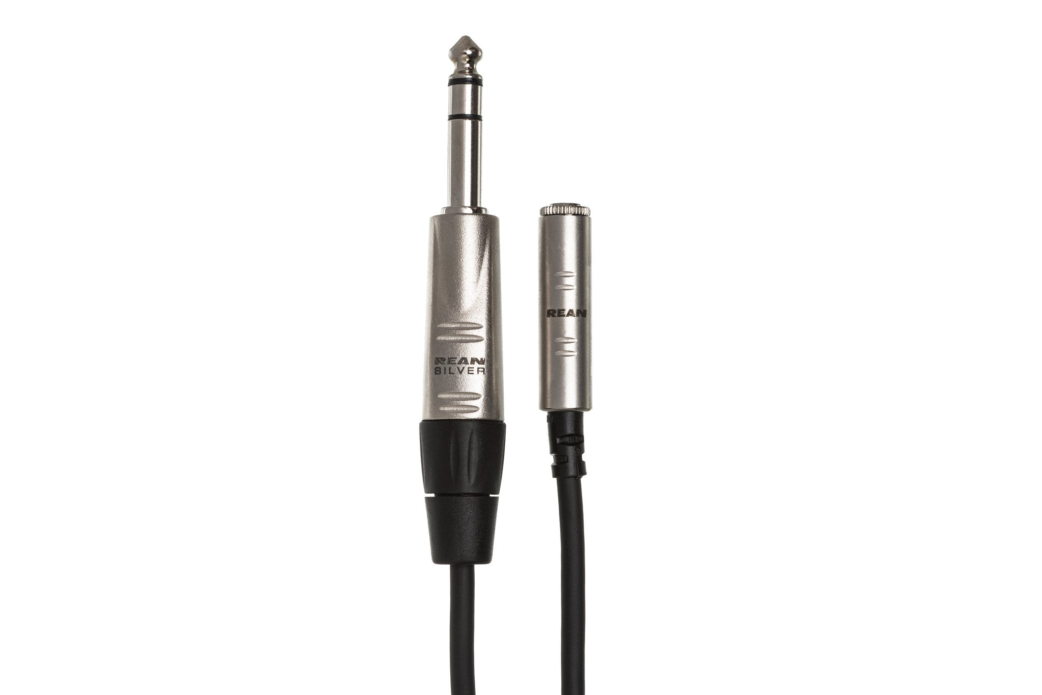 Pro Headphone Adapter Cable, REAN 3.5 mm TRS to 1/4 in TRS - Connector