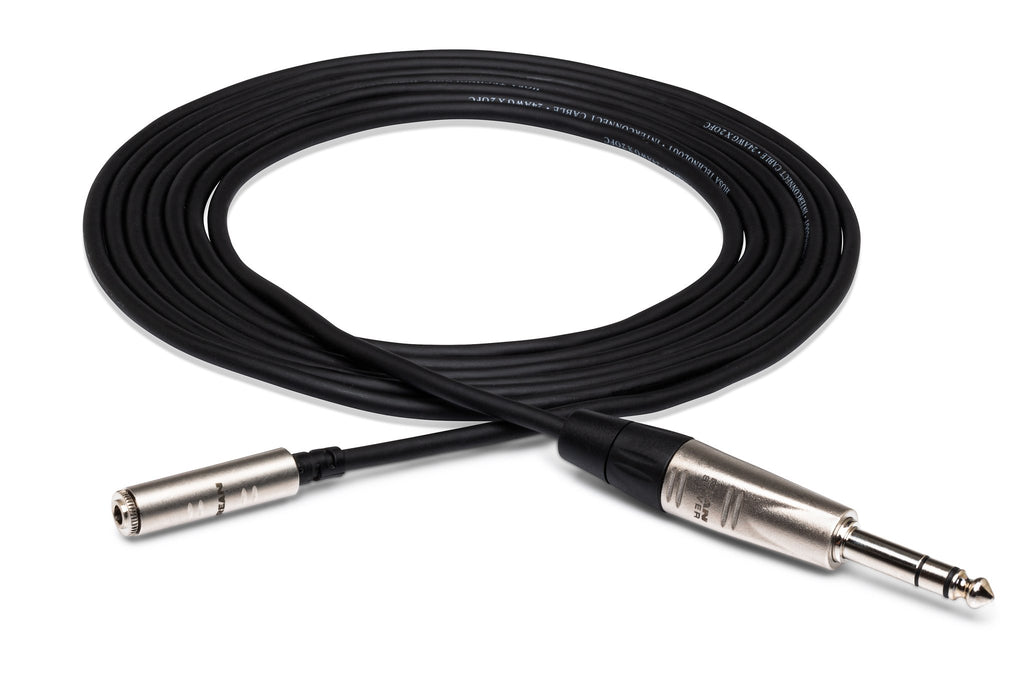 Pro Headphone Adapter Cable, REAN 3.5 mm TRS to 1/4 in TRS - Full