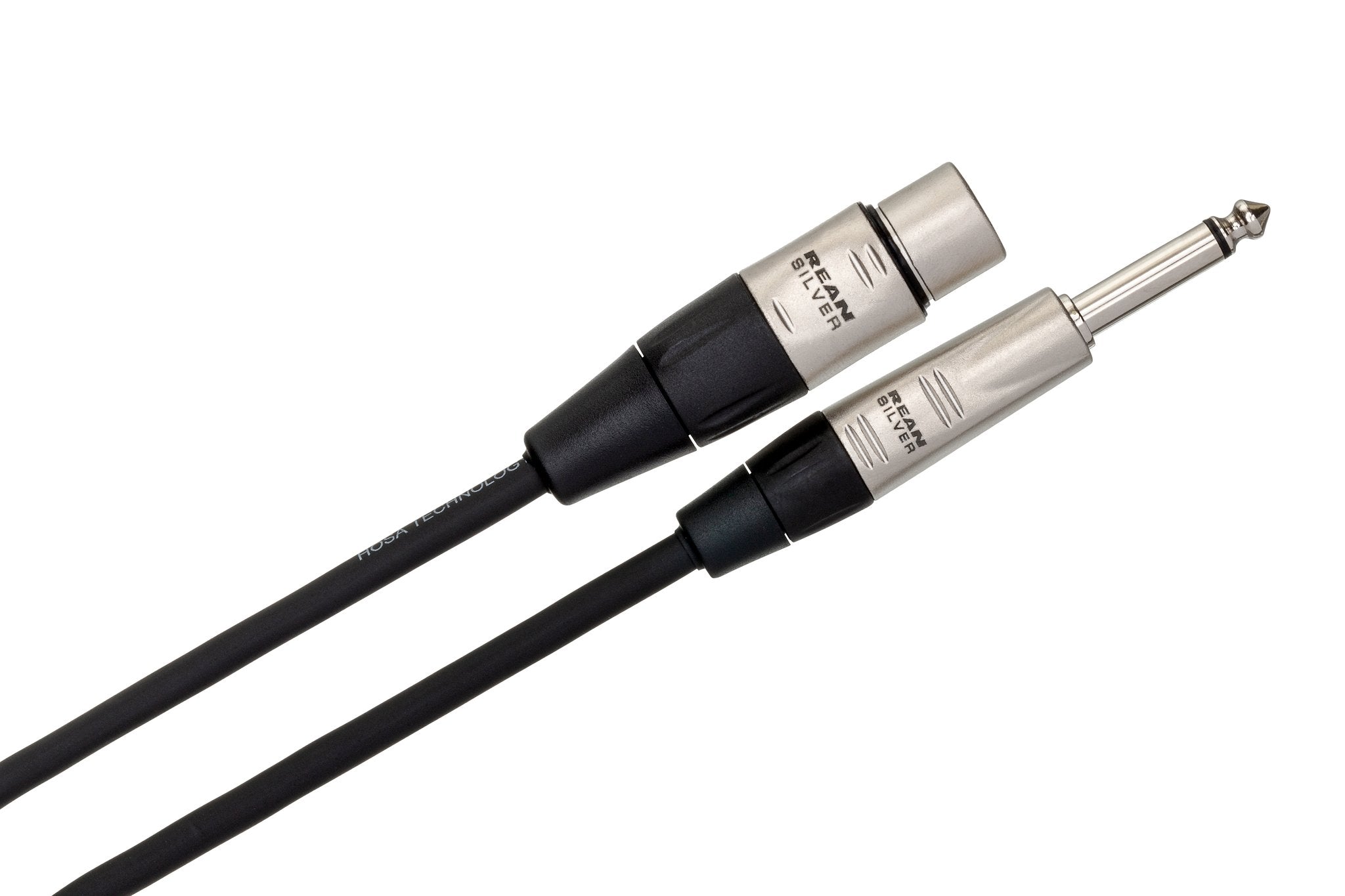 Pro Unbalanced Interconnect, REAN XLR3F to 1/4 in TS - Angle