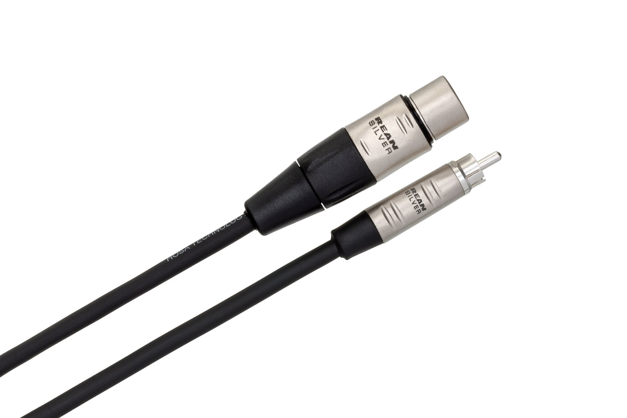 Pro Unbalanced Interconnect, REAN XLR3F to RCA - Angle