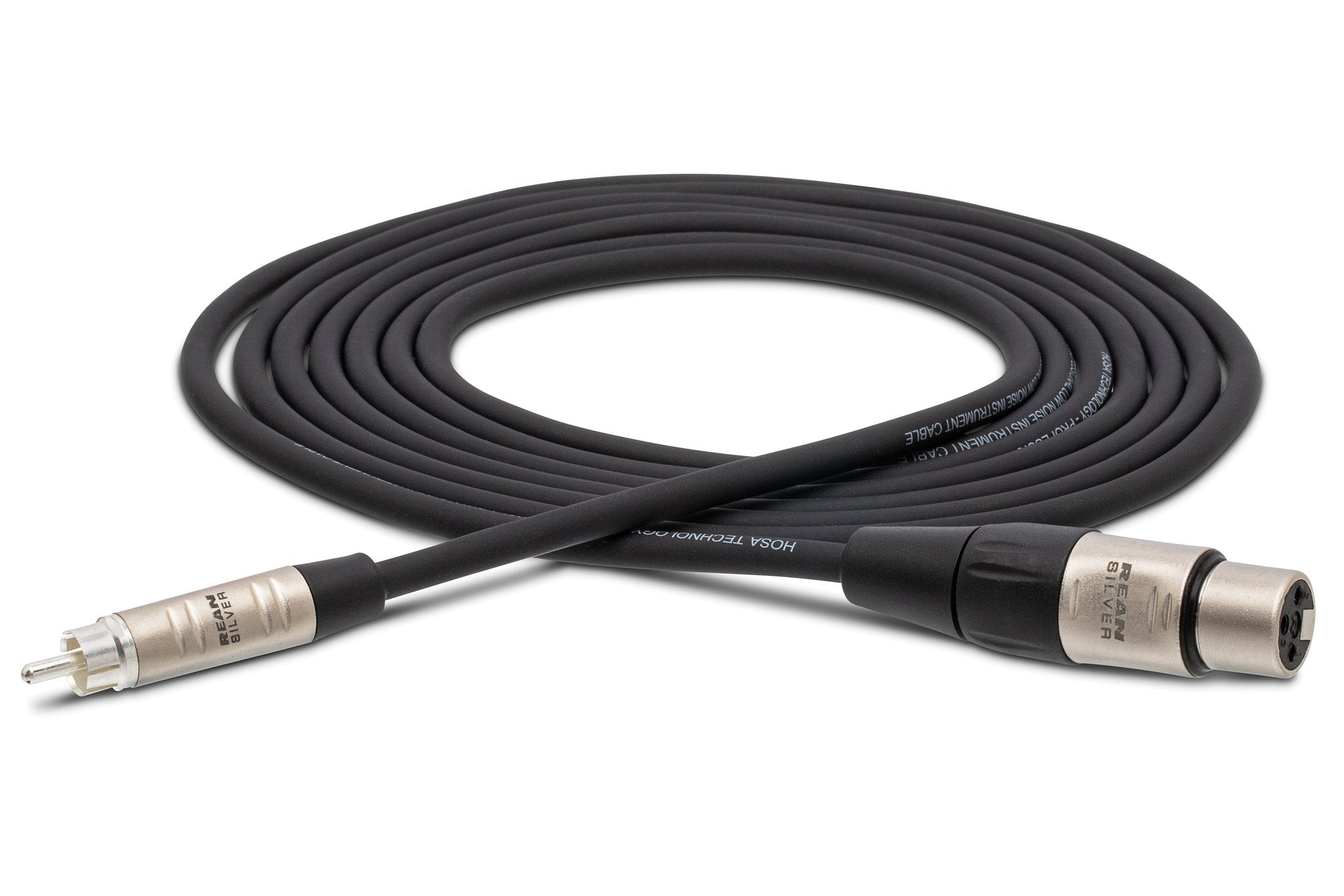 Pro Unbalanced Interconnect, REAN XLR3F to RCA - Full