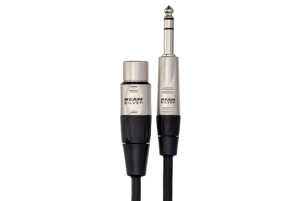 Pro Balanced Interconnect, REAN XLR3F to 1/4 in TRS - Connector