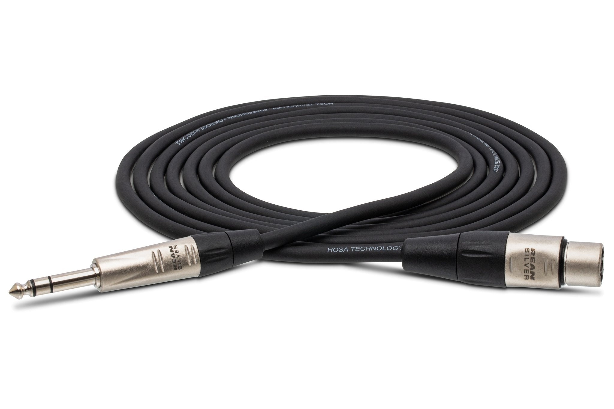 Pro Balanced Interconnect, REAN XLR3F to 1/4 in TRS - Full