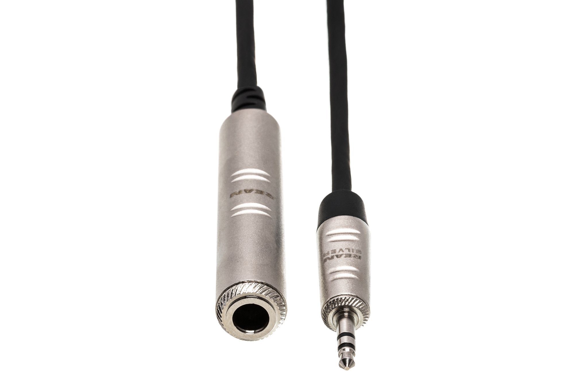 Pro Headphone Adapter Cable, REAN 1/4 in TRS to 3.5 mm TRS - Front