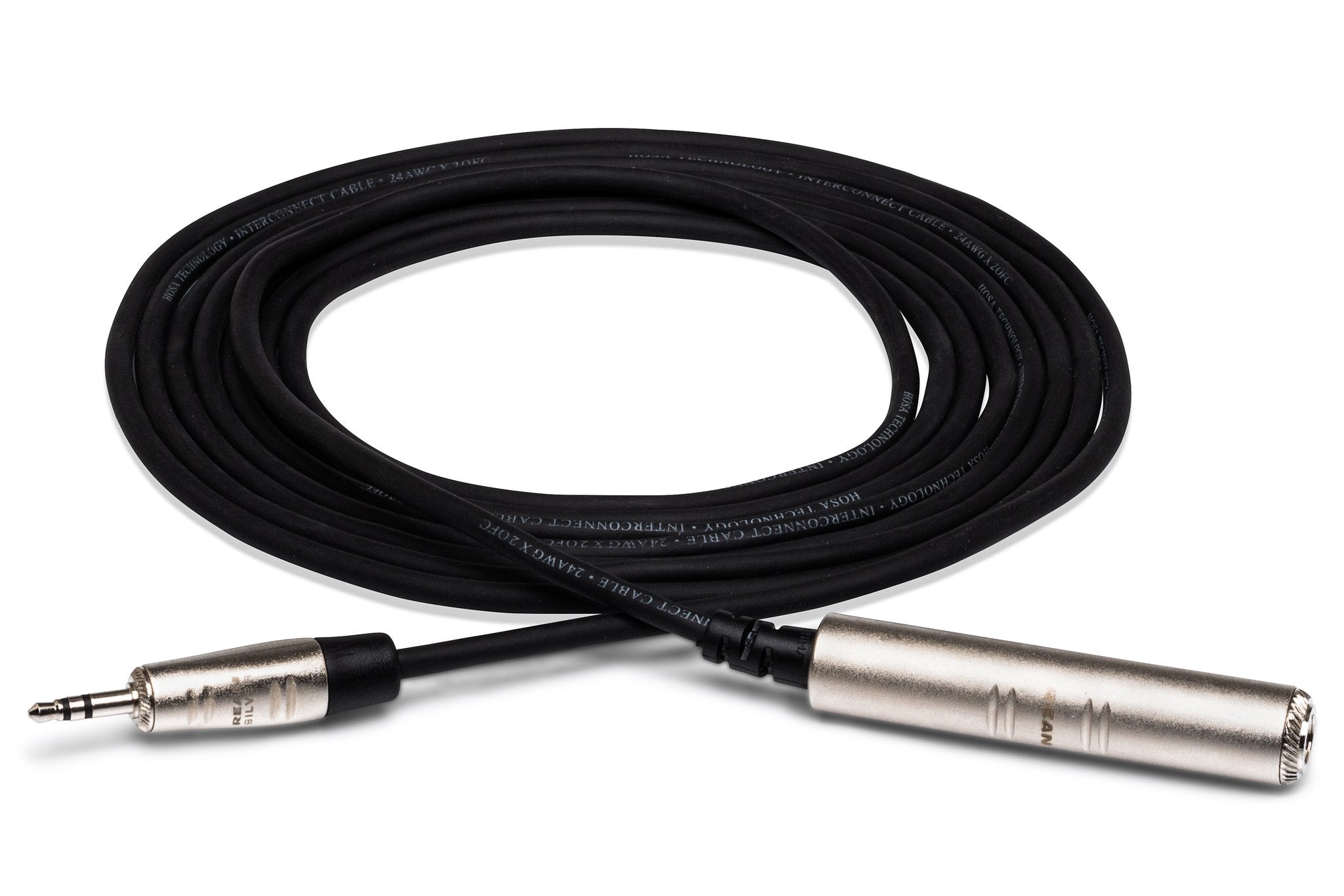 Pro Headphone Adapter Cable, REAN 1/4 in TRS to 3.5 mm TRS - Full