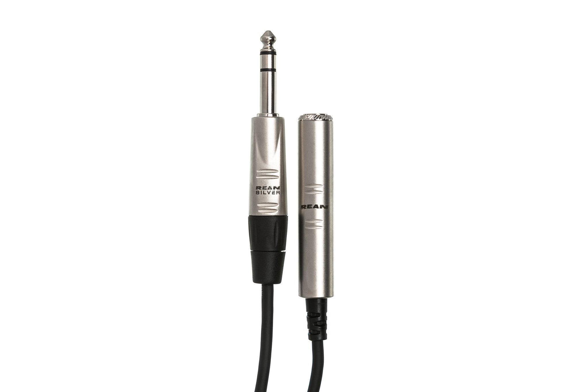 Pro Headphone Extension Cable, REAN 1/4 in TRS to 1/4 in TRS - Connector
