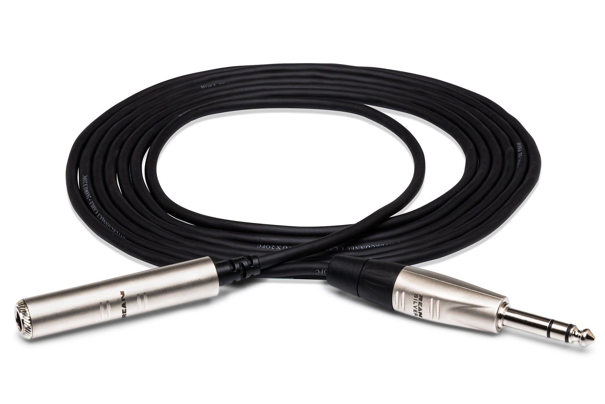 Pro Headphone Extension Cable, REAN 1/4 in TRS to 1/4 in TRS - Full