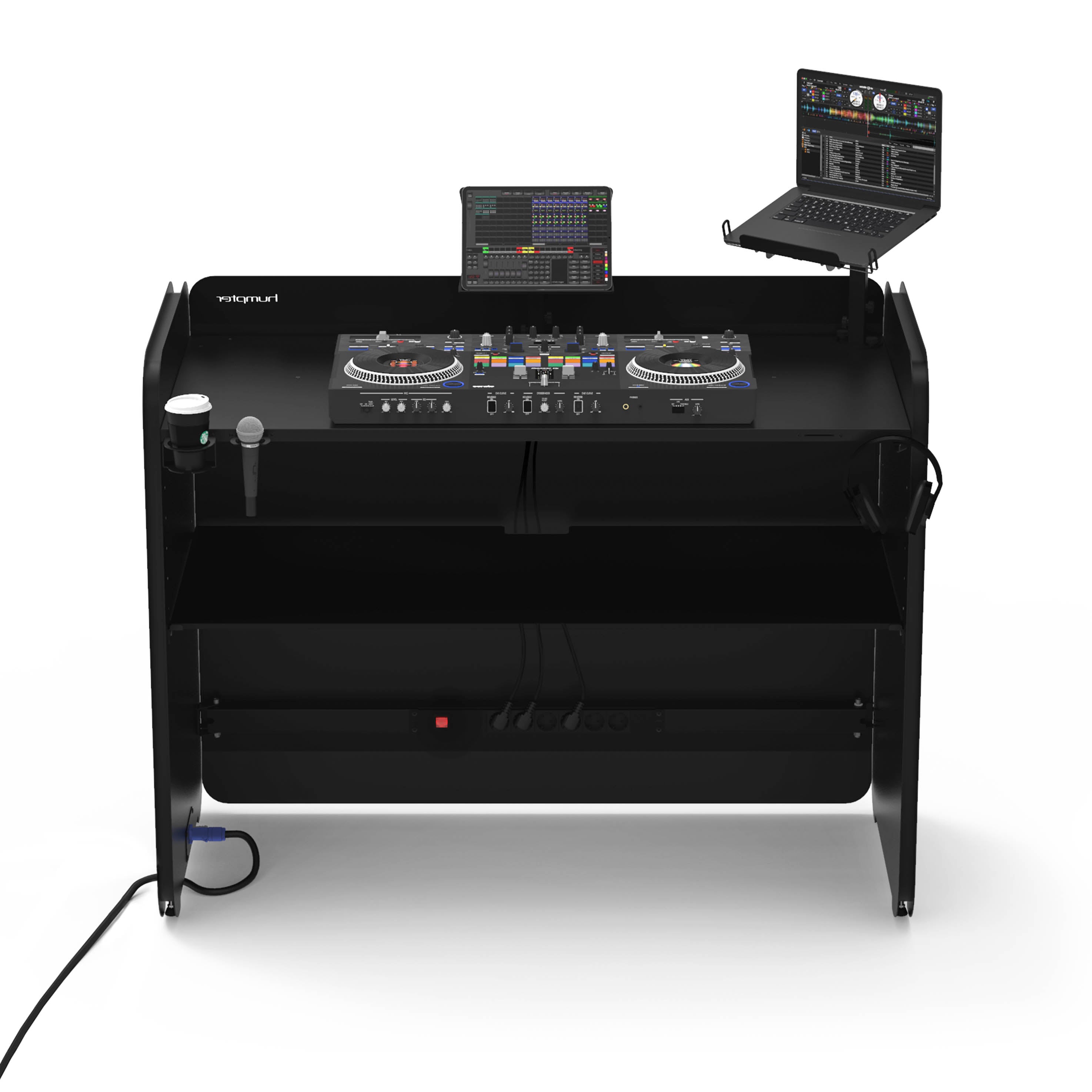 Humpter Cube: Professional Compact DJ Workstation in Black