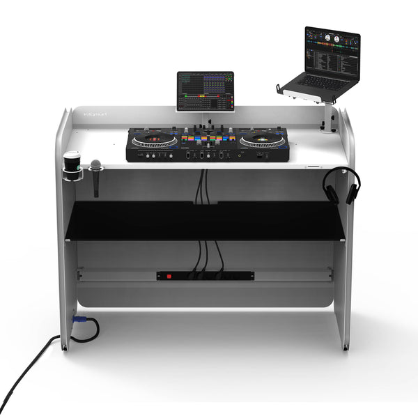 Humpter Cube: Professional Compact DJ Workstation in White