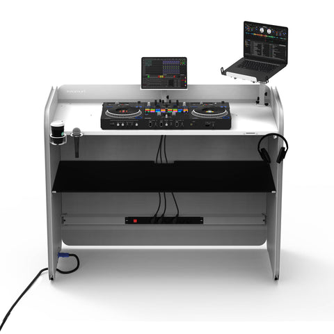 Humpter Cube: Professional Compact DJ Workstation in White