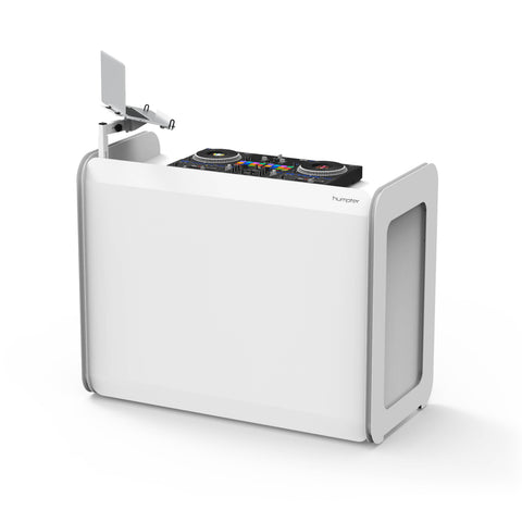 Humpter Cube: Professional Compact DJ Workstation in White