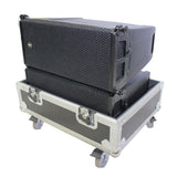 Line Array Flight Case for 2 RCF HDL6-A HDL26-A Speakers W/Wheels