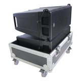 Line Array Flight Case for 2 RCF HDL6-A HDL26-A Speakers W/Wheels