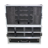 ATA Flight Case with 2U Drawer for Wireless Microphone Receiver External Drive Modular Midi Mounting Storage
