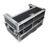 ATA Flight Case with 2U Drawer for Wireless Microphone Receiver External Drive Modular Midi Mounting Storage