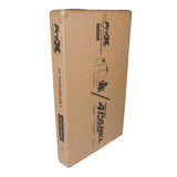 Four Panel Party Black Frame Collapse and Go DJ Facade, Two Side corner Shelves, Carry Bag, 4xBlack and 4xWhite Scrims