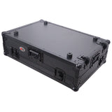 ATA Flight Case ATA Flight Case For Pioneer XDJ-RX3 DDJ-REV5 DJ Controller with 1U Rack Space and Wheels - Black